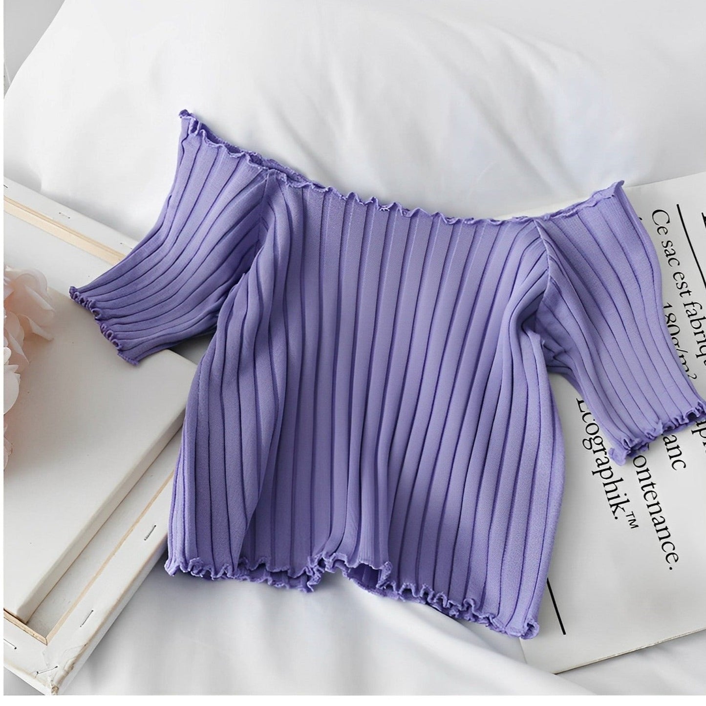 Top Punto Corto Elegante Mujer