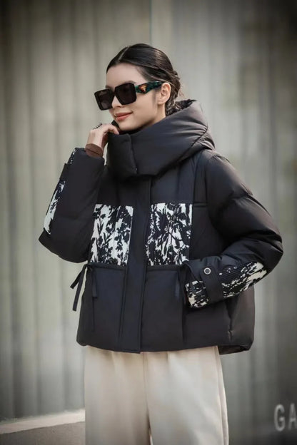 Chaqueta Acogedora de Plumón con Capucha - Vestiria