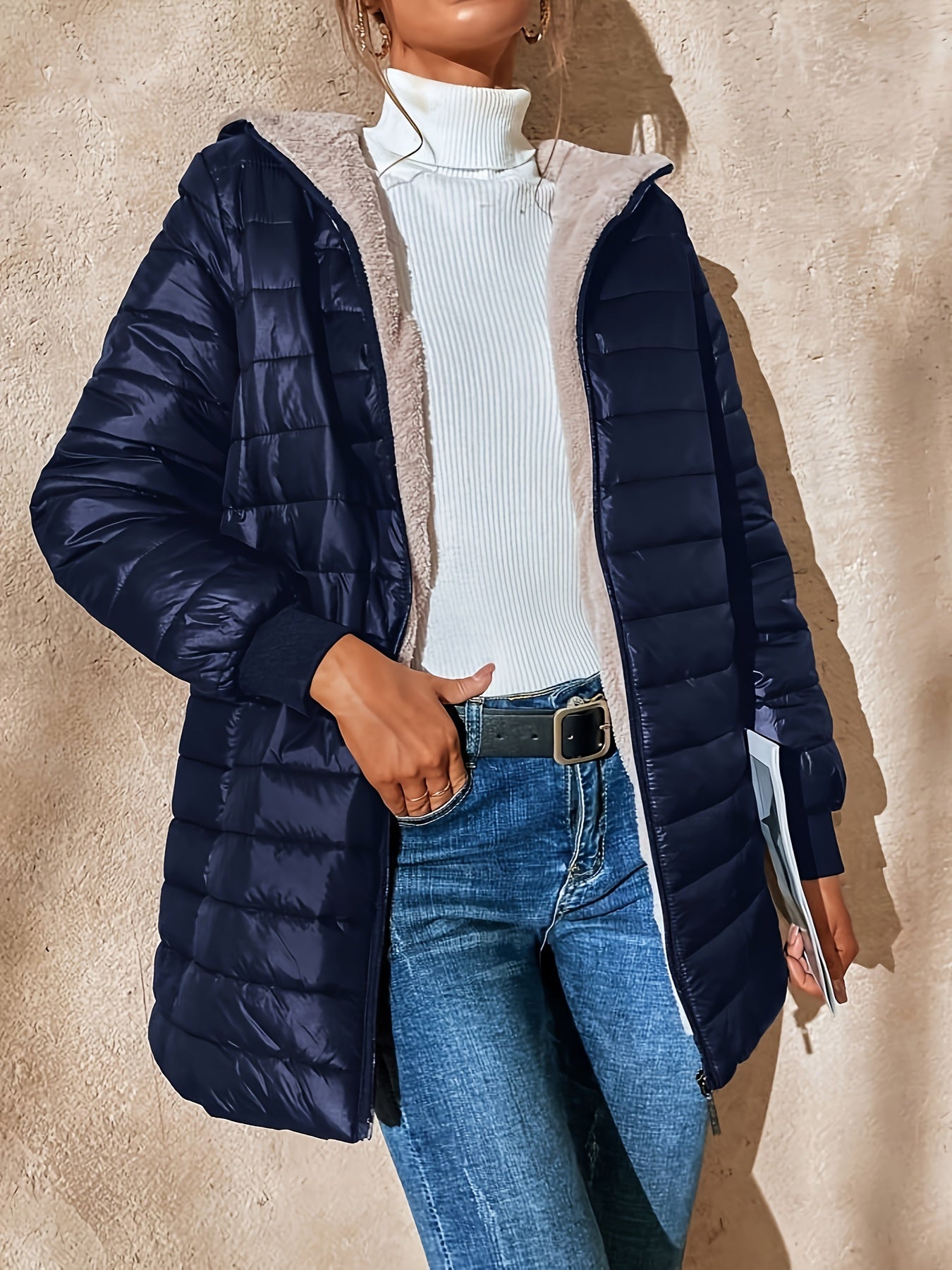 Chaqueta Invierno Mujer Acolchada Cálida
