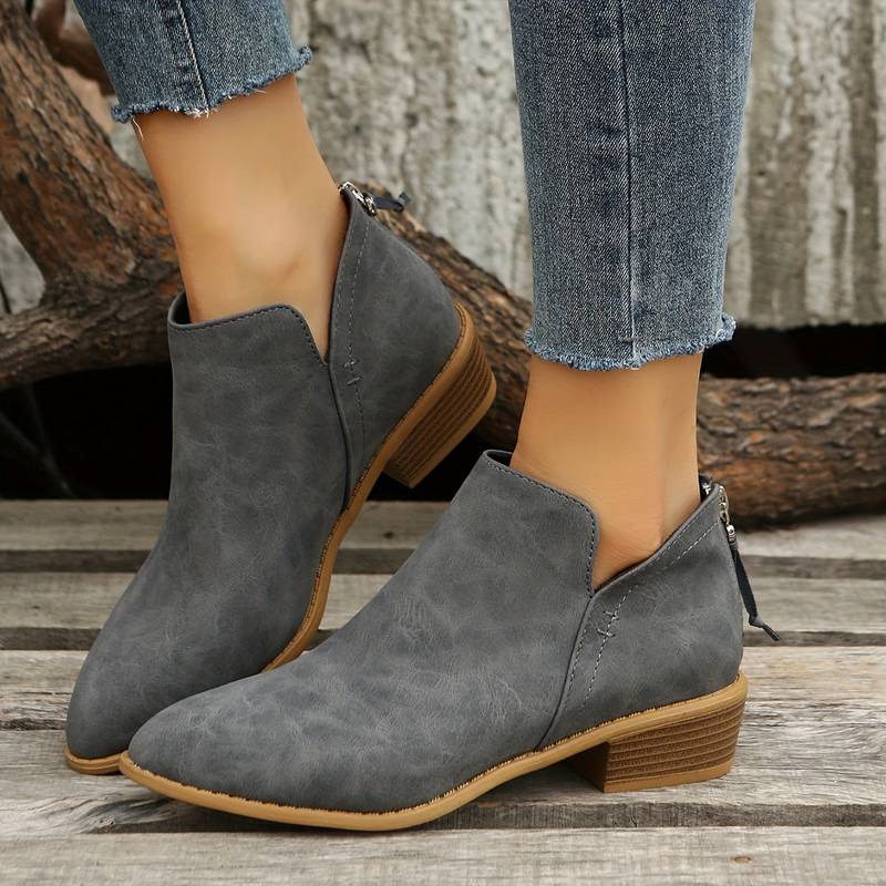 Botas Mujer Estilo Combinado