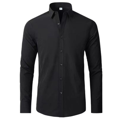 Camisa Hombre Elástica Antiamarilleo