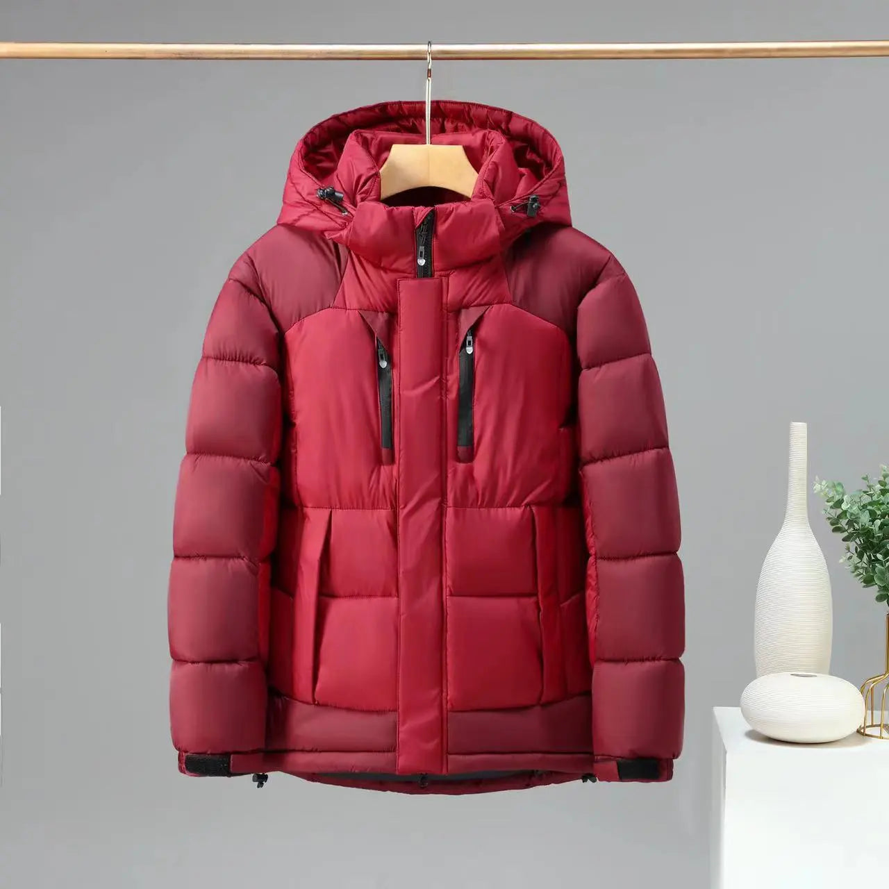 Abrigo Invierno Impermeable con Capucha