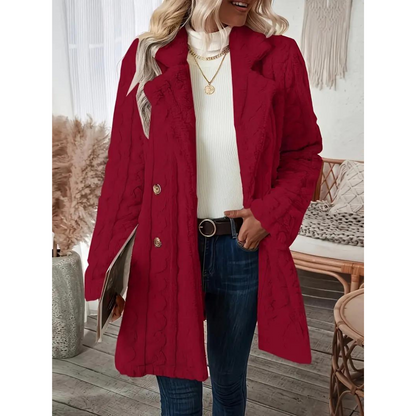 Chaquetón Mujer Punto Suave y Caliente