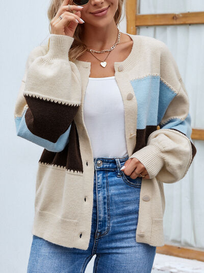 Cárdigan Mujer Elegante Mangas Farol - Vestiria