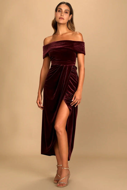 Vestido Mujer TerCIOPelo Lujoso Fátima - Vestiria