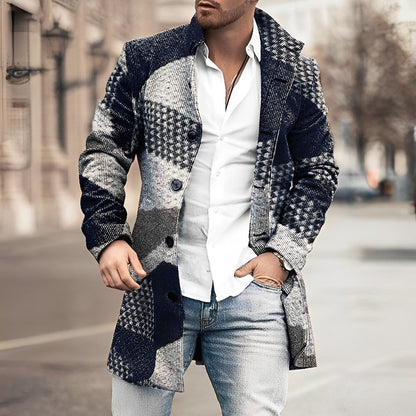 Chaquetón Hombre Largo Estilo Urbano