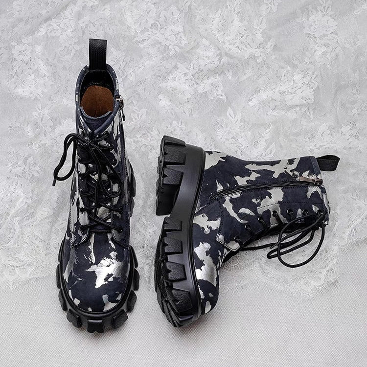 Botas Militares Mujer Estilo Urbano