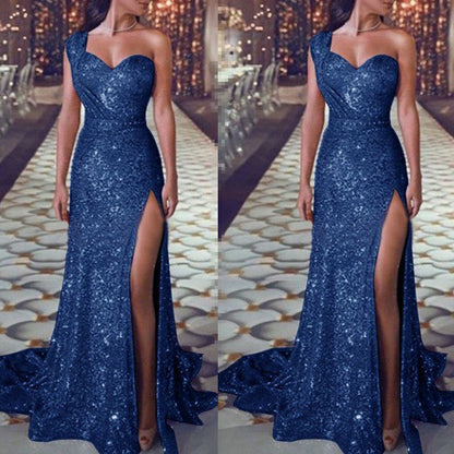 Vestido Largo Asimétrico Elegante
