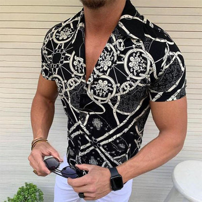 Camiseta Hombre Estampado Manga Corta