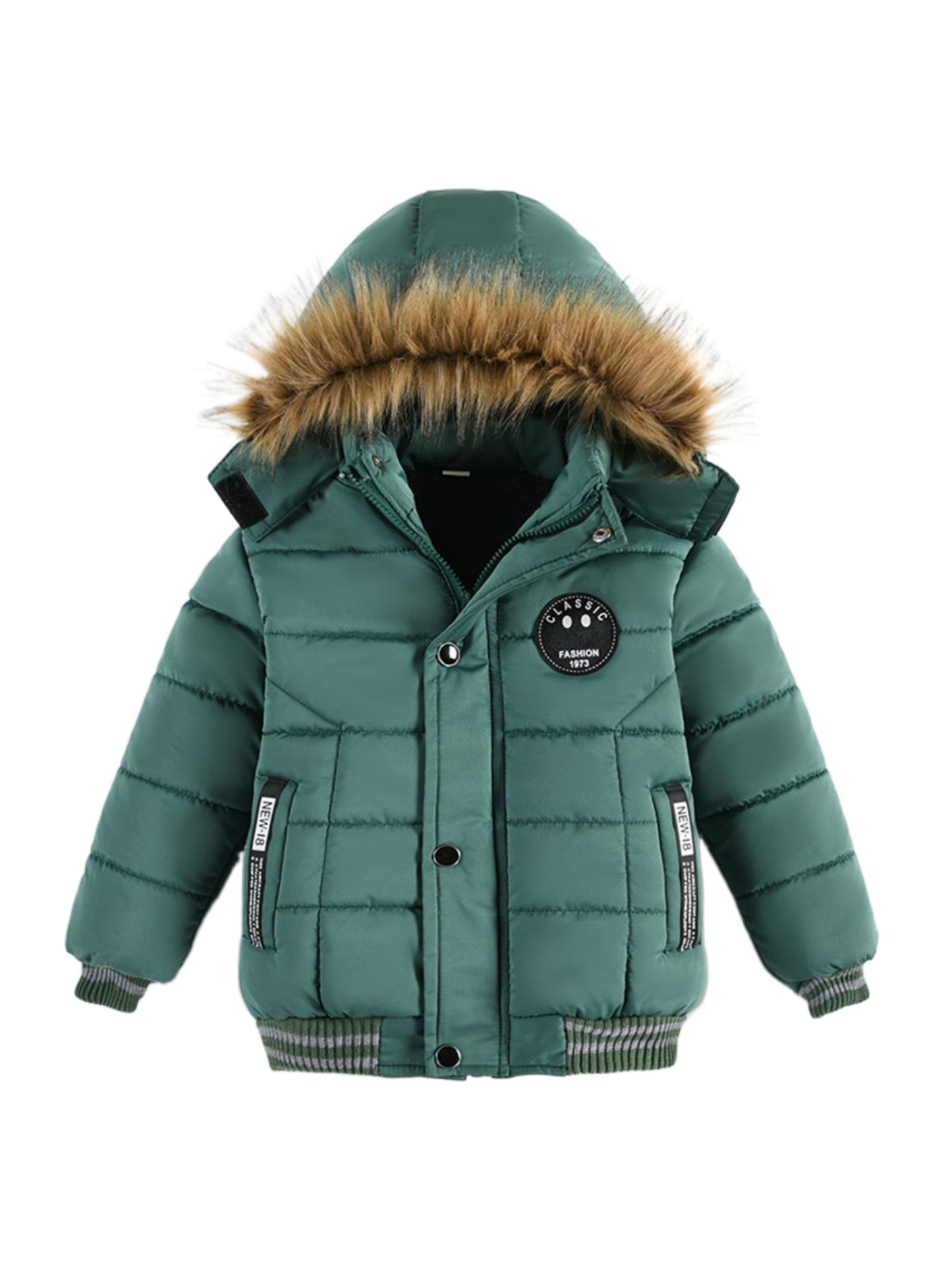 Chaquetón Acolchado Niño Invierno con Capucha