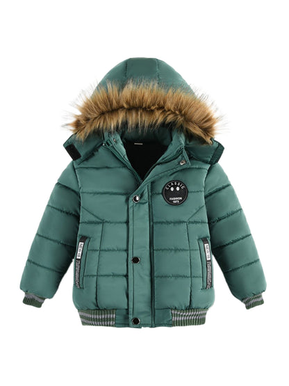 Chaquetón Acolchado Niño Invierno con Capucha