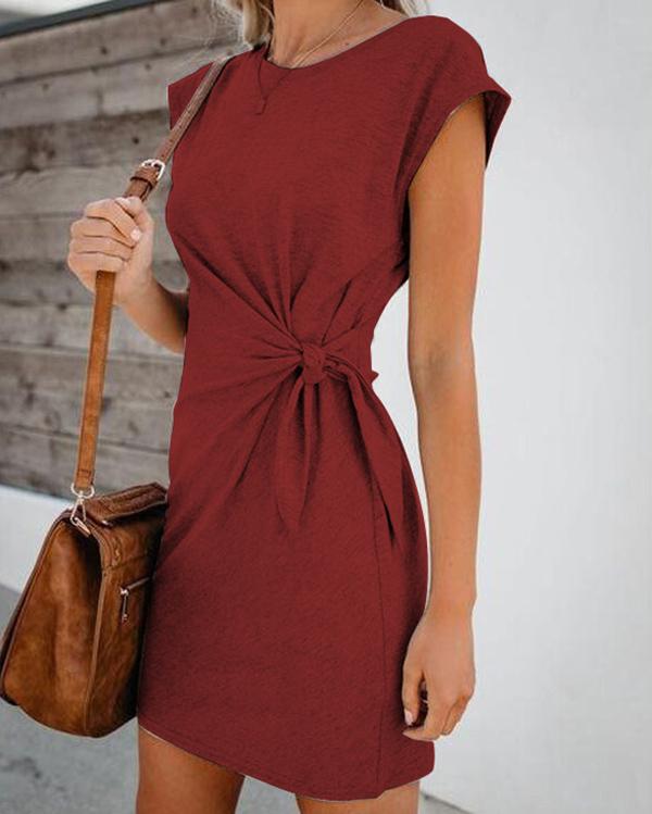 Vestido Corto Sencillo Mujer