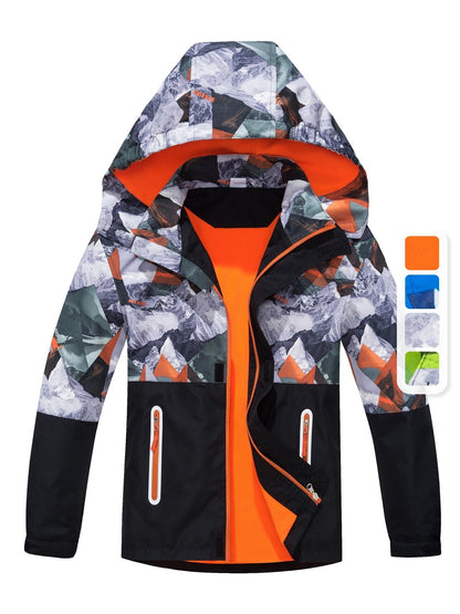 Abrigo Impermeable Niños Capucha Desmontable - Vestiria