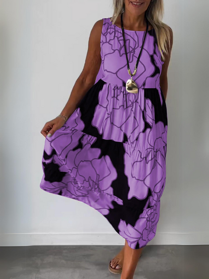 Vestido Florido Estampado Mujer