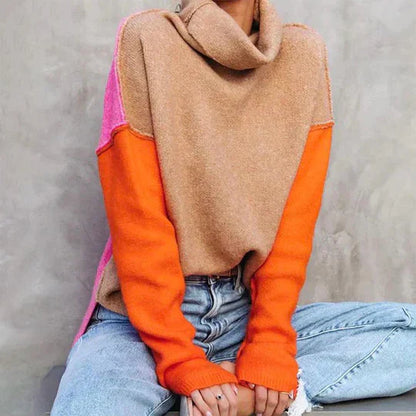 Sudadera de punto estampada colorida - Vestiria