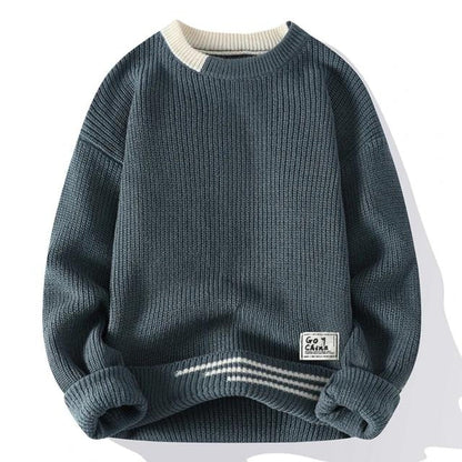 Sudadera de punto cálido para hombre