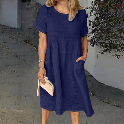 Vestido Sueter Holgado Manga Corta