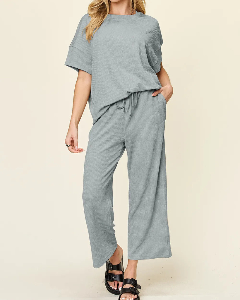 Camiseta y Pantalón Conjunto Cómodo Mujer