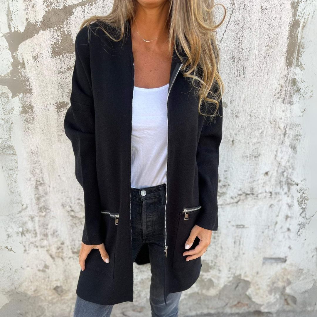 Abrigo Invierno Largo y Acogedor con Capucha - Vestiria