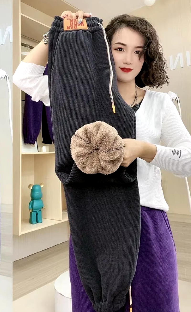 Pantalón Deportivo Felpa Suave Cálido