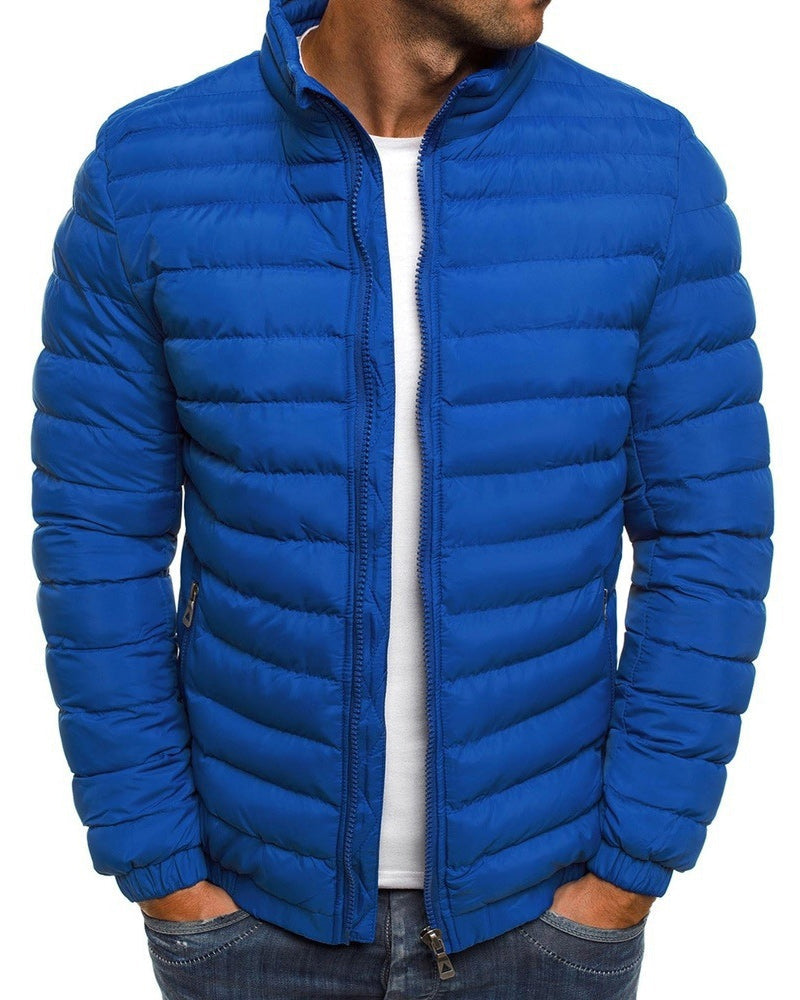 Chaqueta Deportiva Cuello Alto Unicolor