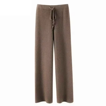 Pantalón Largo Suéter Lana Cálido