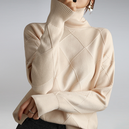 Jersey Cuello Alto Mujer Calentito