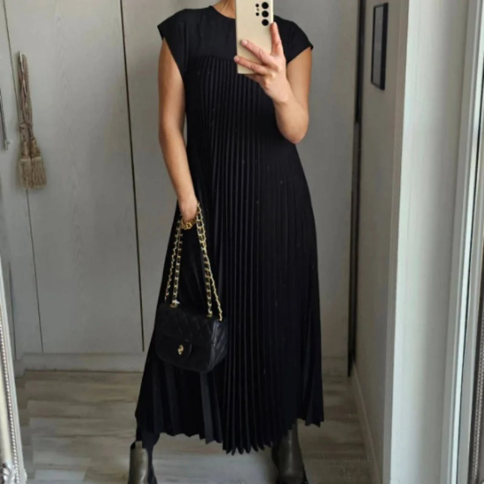 Vestido Plisado Ligero y Alegre