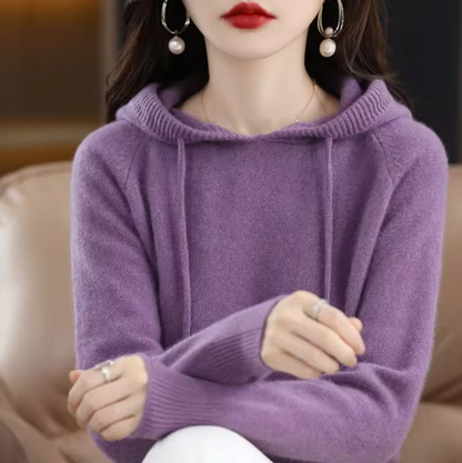 Sudadera Capucha Cálida de Punto