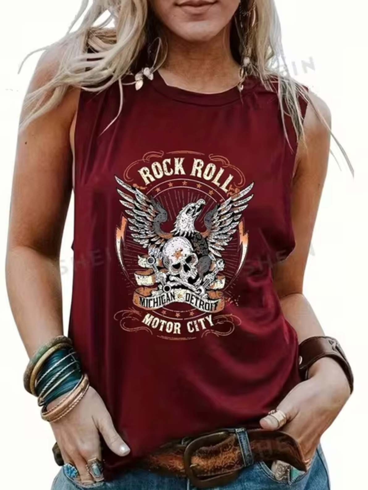 Camiseta Algodón Sin Mangas Verano