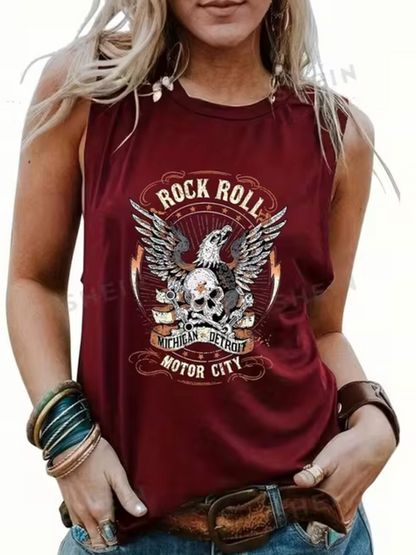 Camiseta Algodón Sin Mangas Verano
