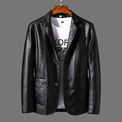 Chaquetón de Cuero Hombre Estilo Clásico - Vestiria