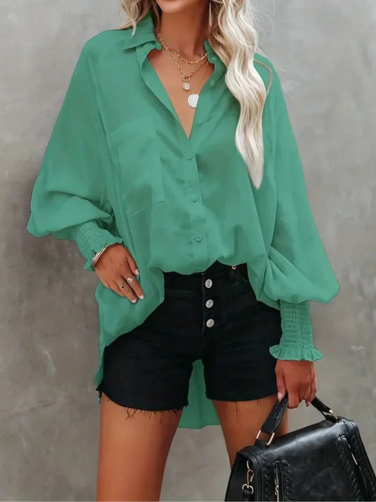 Blusa Polo Mujer Manga Larga Clásica