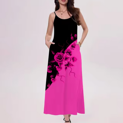 Vestido Elegante Largo Multicolor