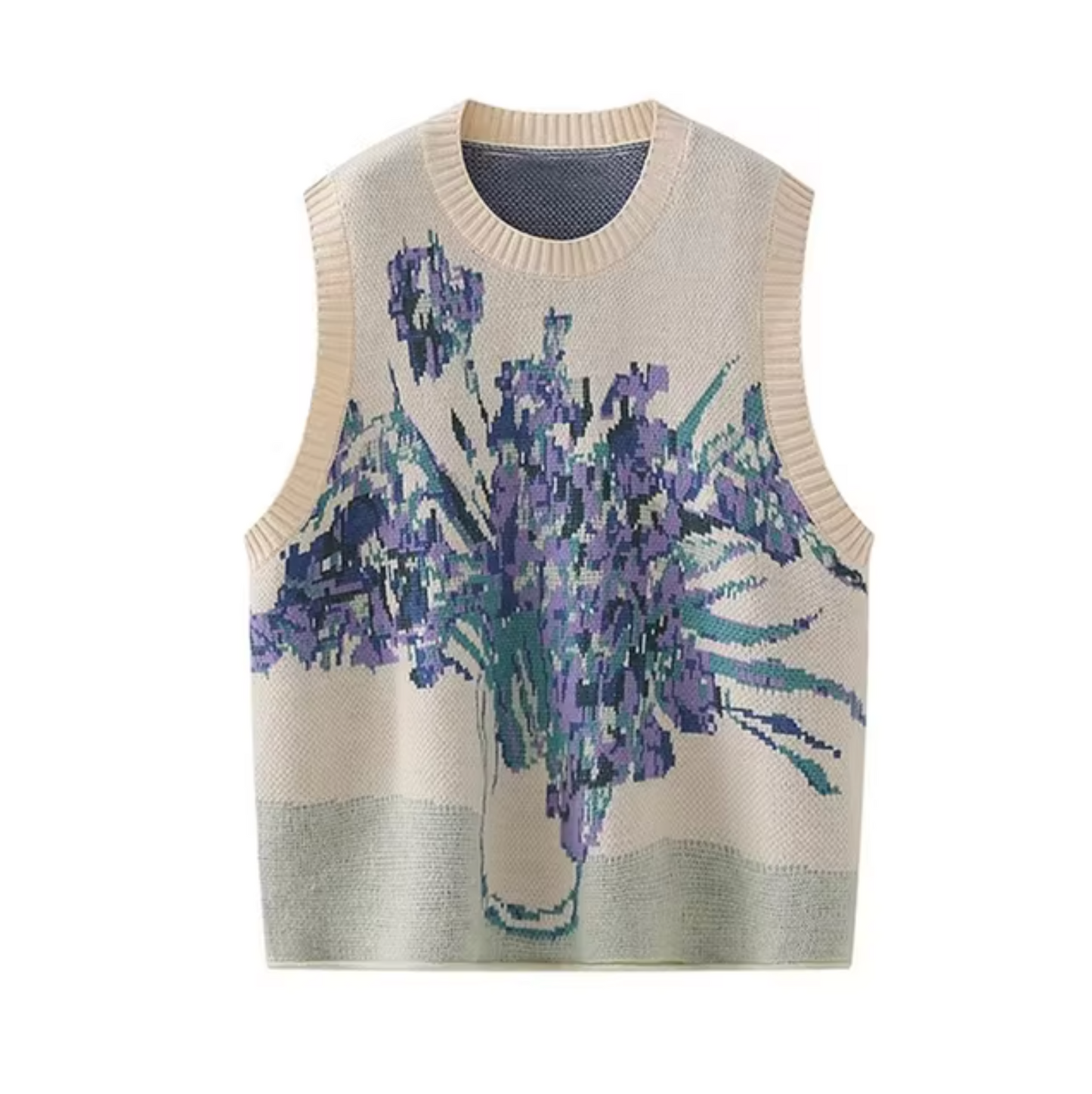 Chaleco Punto Cuello Redondo Mujer
