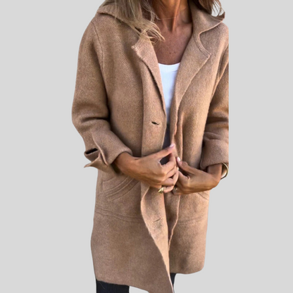 Chaquetón Invierno Mujer Abotonado Cálido