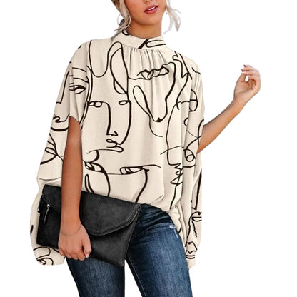 Blusa Estampada Moderna Mujer - Vestiria