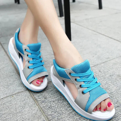 Sandalias Verano Florales Mujer