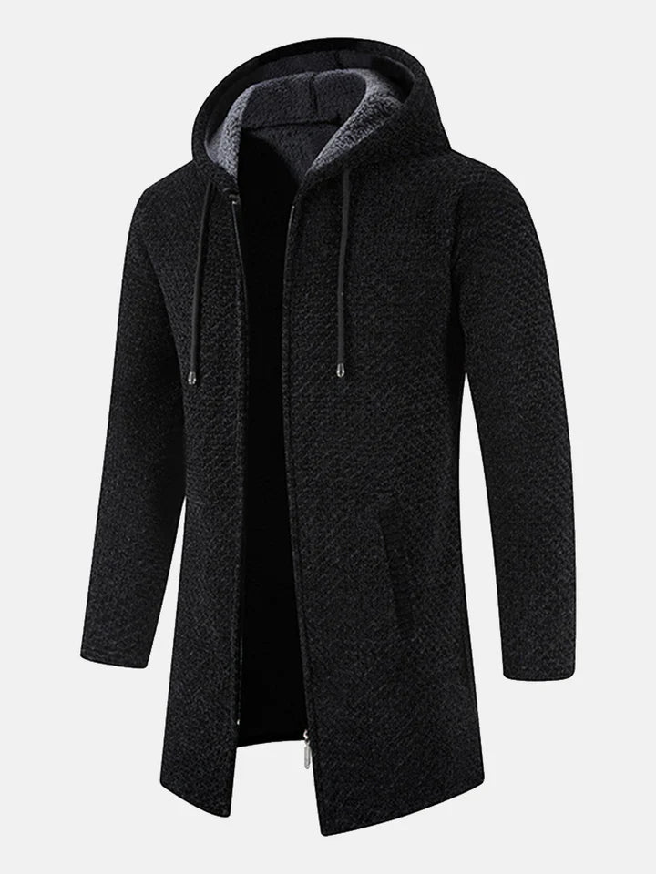 Chaqueta Polar Hombre Capucha Cremallera - Vestiria