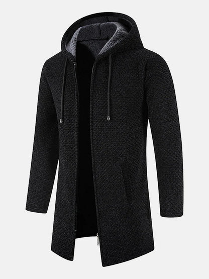 Chaqueta Polar Hombre Capucha Cremallera - Vestiria