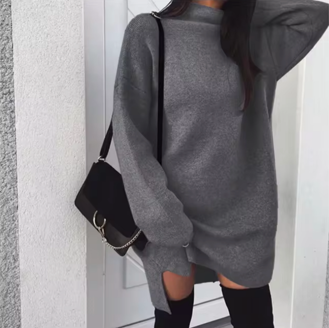 Vestido Invierno Mujer Abultado Cálido