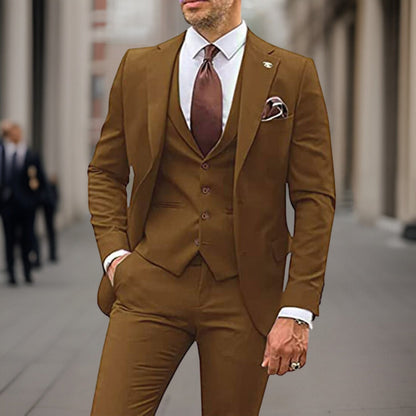 Traje Ejecutivo 3 Piezas Clásico y Elegante