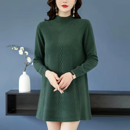 Vestido Cálido de Punto Suave