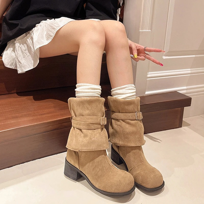 Botas Mujer Tacón Alto y Ligero