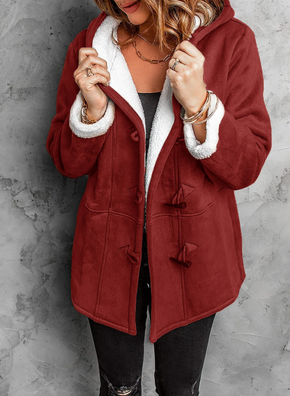 Chaqueta Deportiva Acogedora con Capucha de Felpa