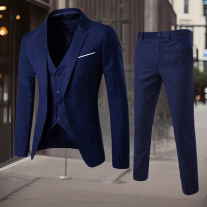 Trajes Slim Clásicos 3 Piezas Elegantes