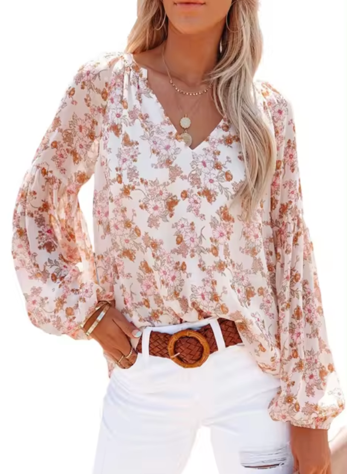 Blusa Ligera Florales Estilo Boho