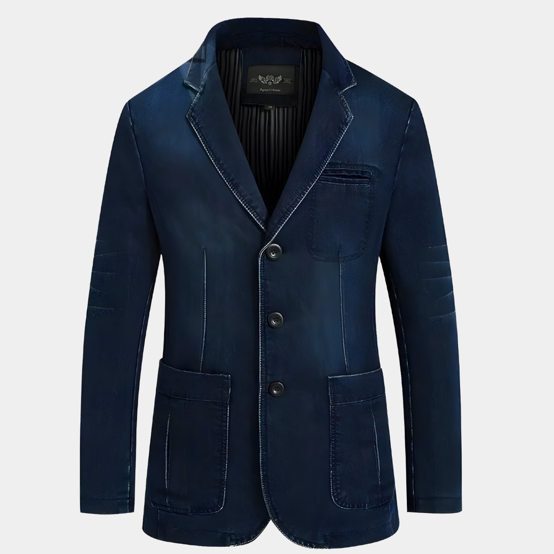 Chaqueta denim hombre estilo retro