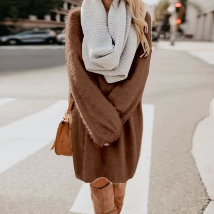 Vestido Cálido de Punto Algodián Mujer