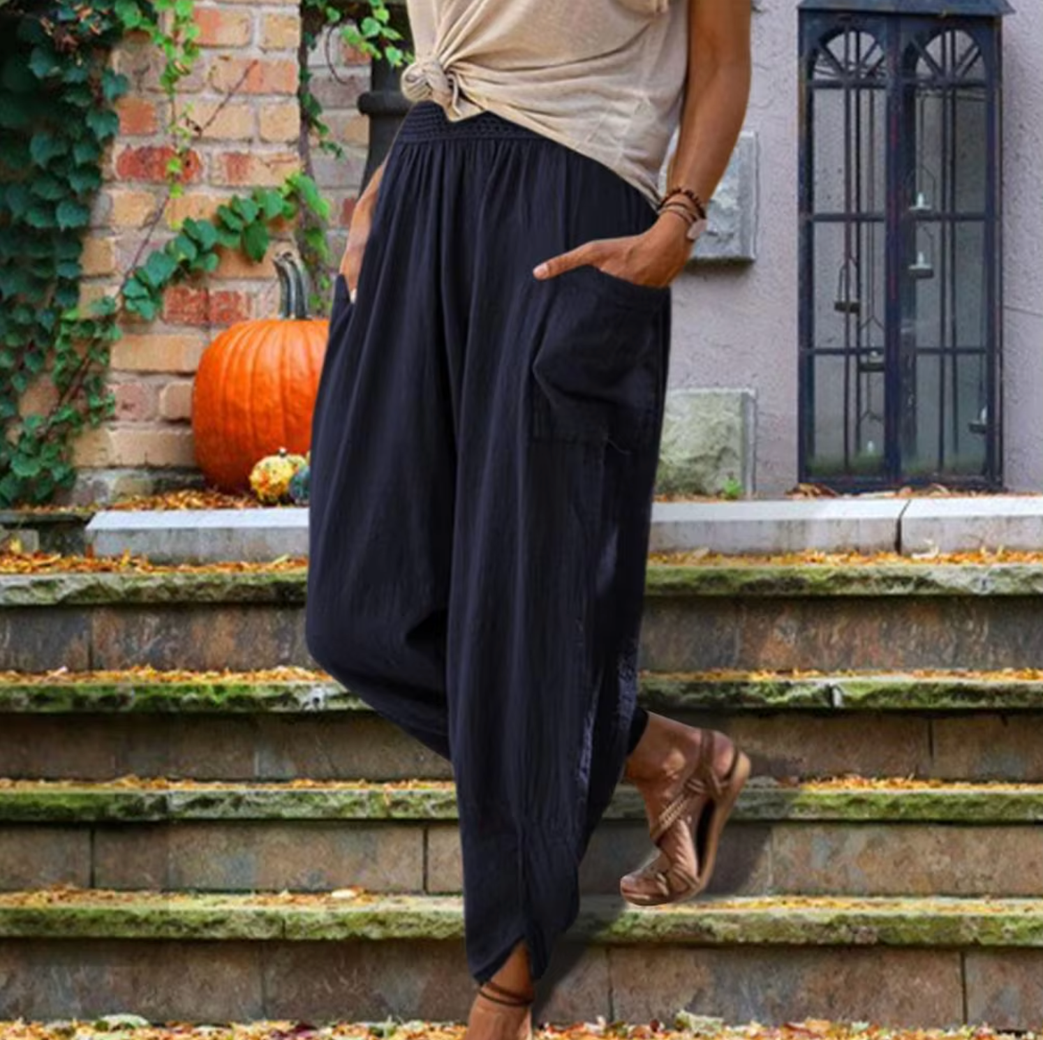 Pantalones Ligeros de Algodón Verano - Vestiria